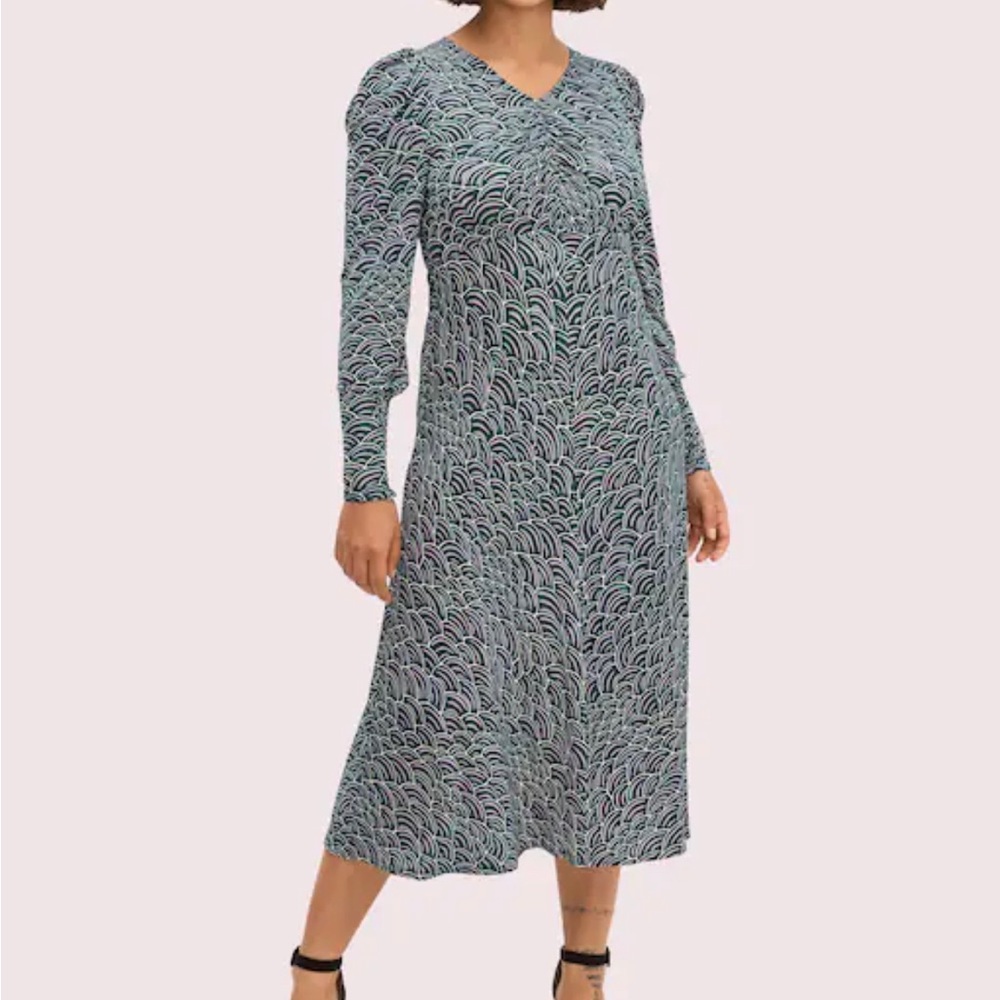 party bubbles print.. Kate Spade midi dress